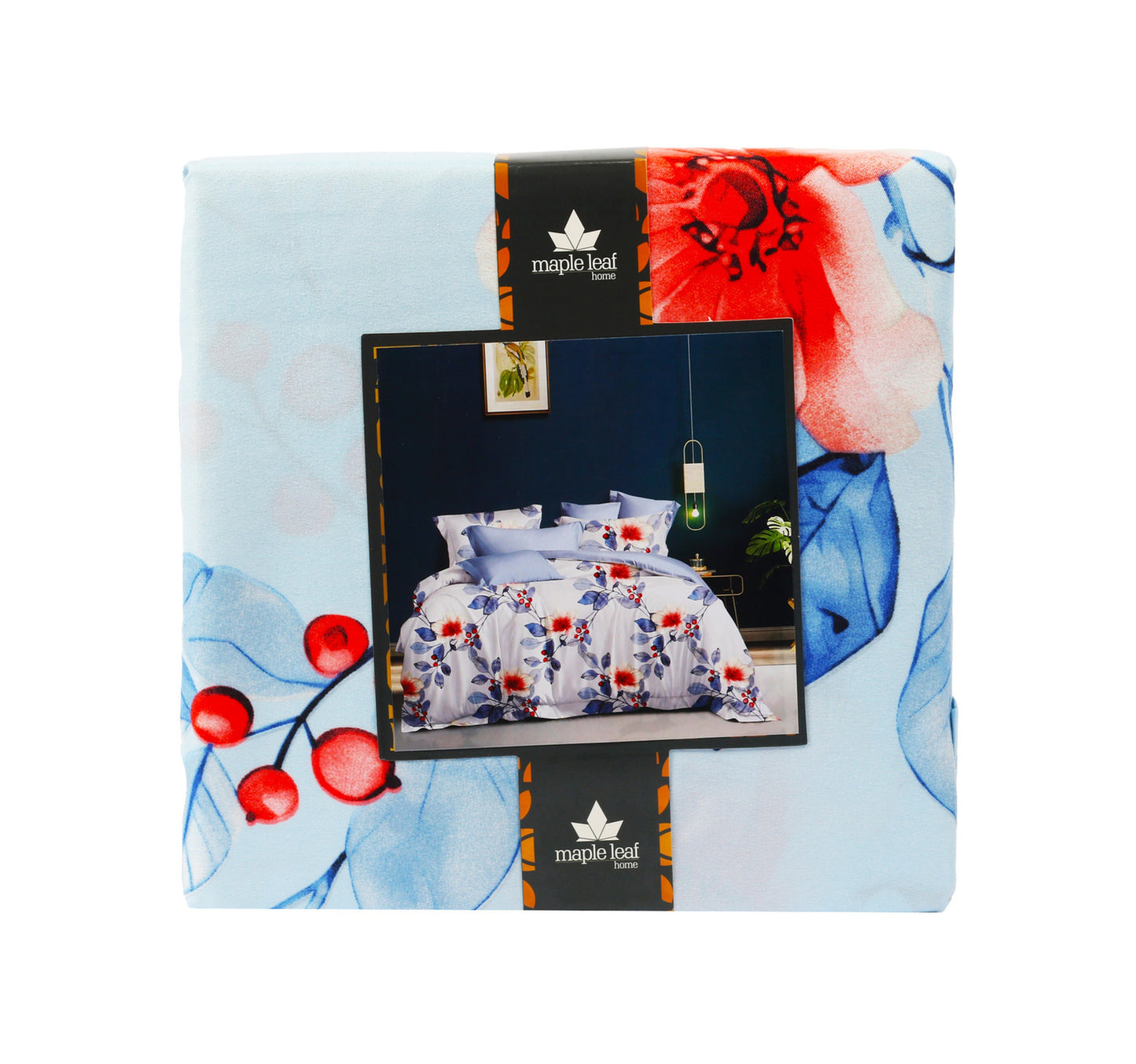 Maple Leaf Fitted Sheet 200 x 200cm Assorted