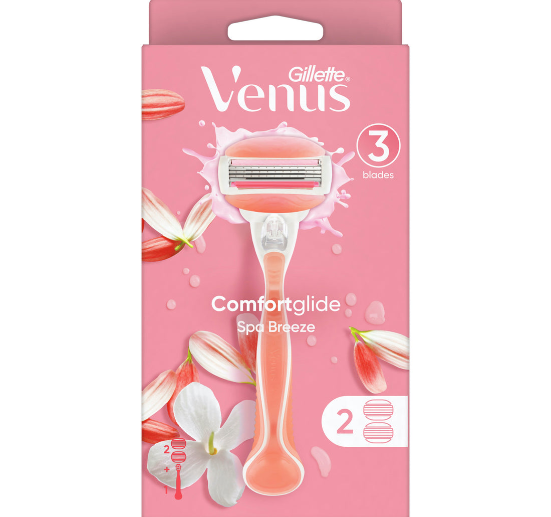 ماكينة حلاقة جيليت فينوس سبا بريز للنساء 2Up