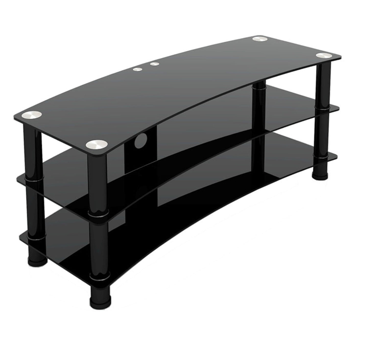 Maple Leaf TV Stand Glass 3 Layer TV734