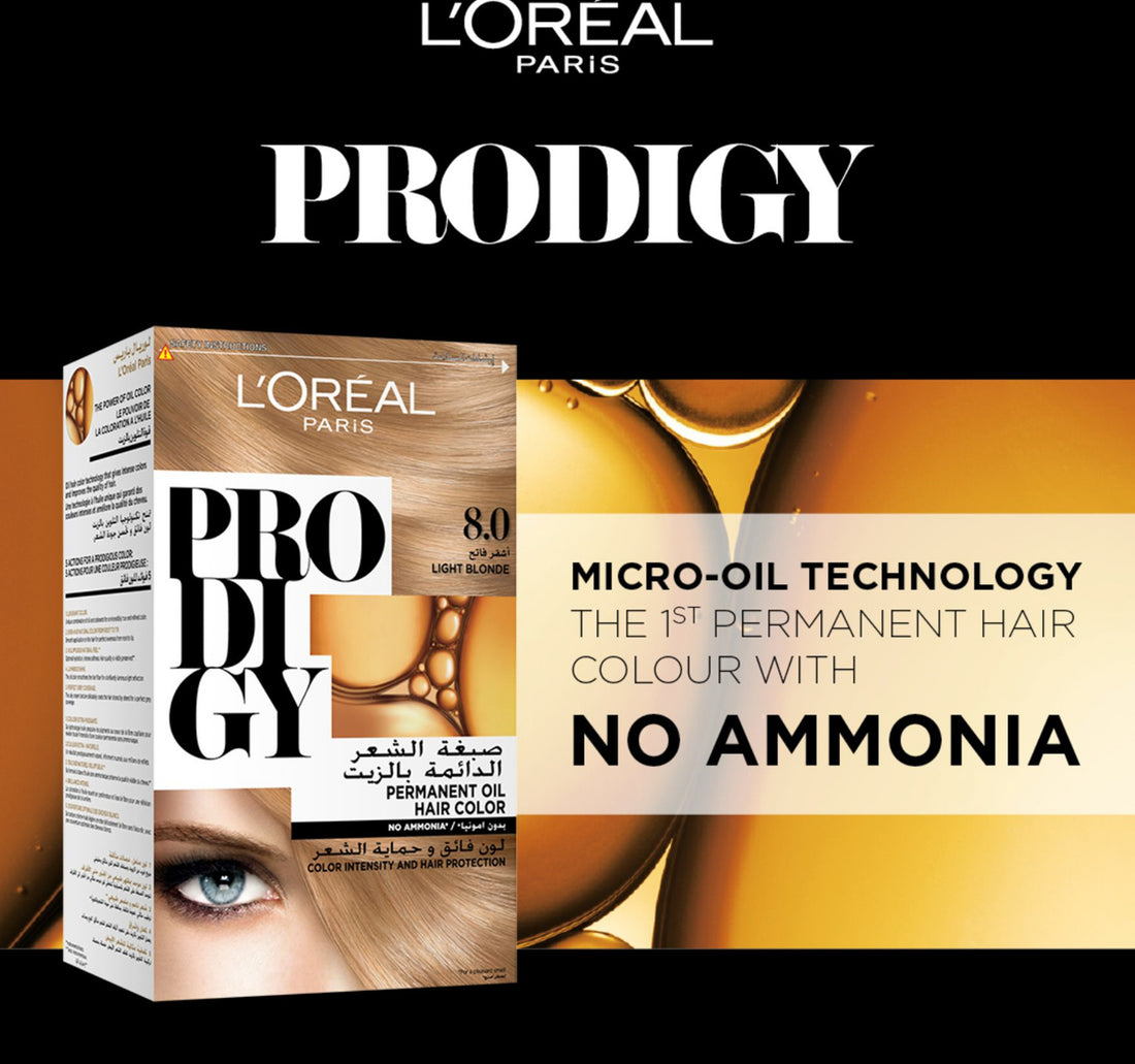 L'Oreal Paris Prodigy Hair Color 8.0 Light Blonde 1 pkt