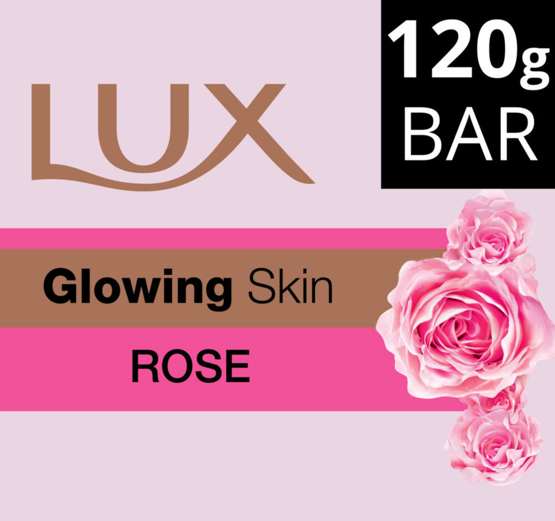 صابون لوكس المتوهج للبشرة بالورد 120 جرام