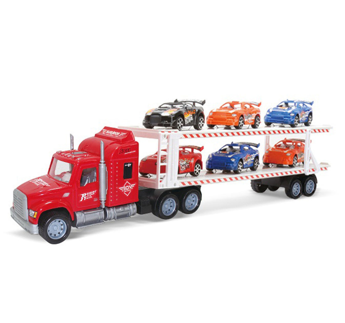 Skid Fusion Friction Truck + 6 Race Car SF06