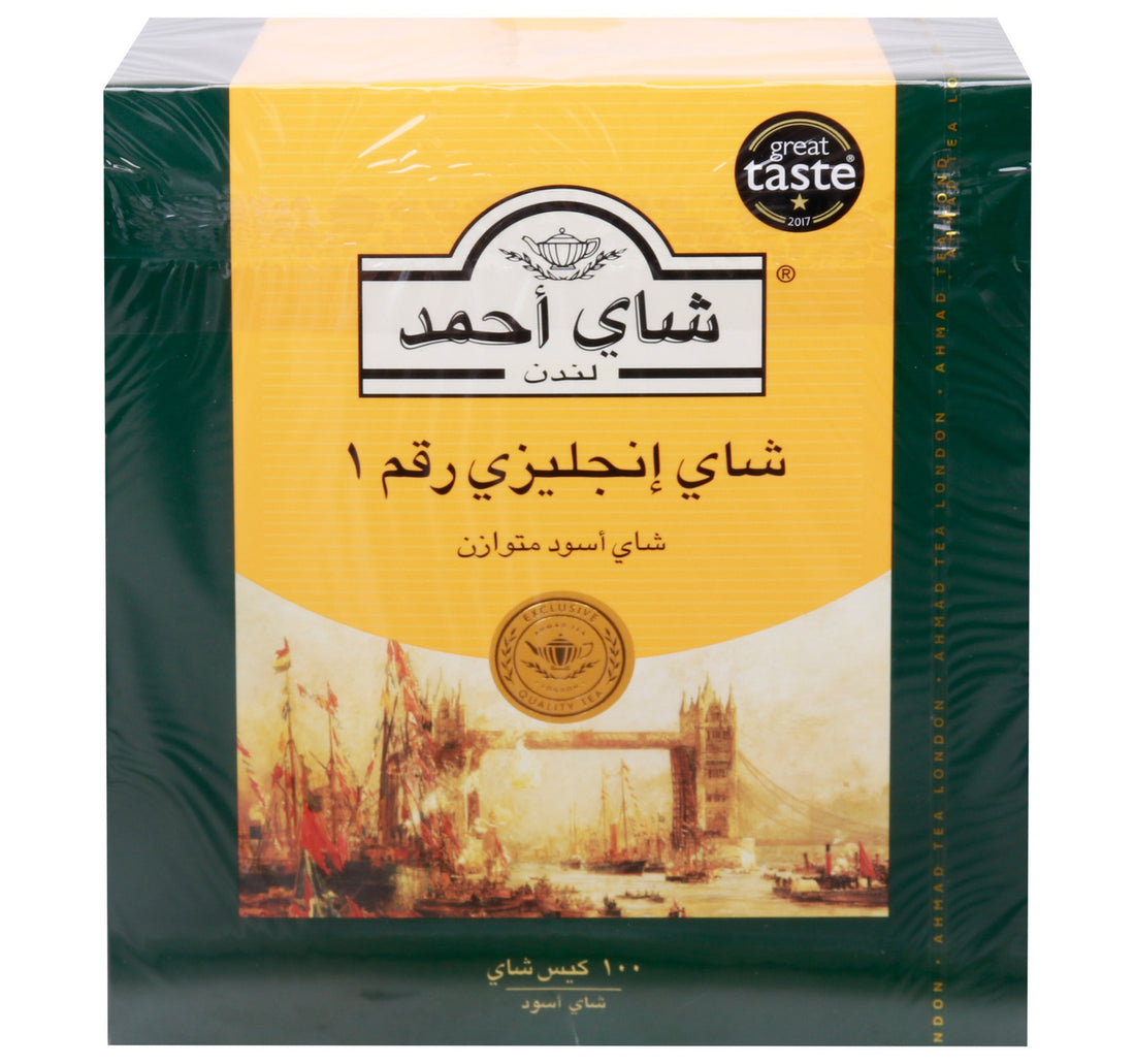 Ahmad English Tea No.1 Tagless 100 Teabags