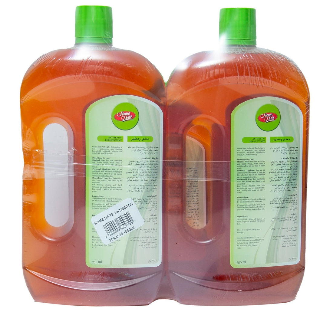 Home Mate Antiseptic Disinfectant 2 x 750 ml + 500 ml
