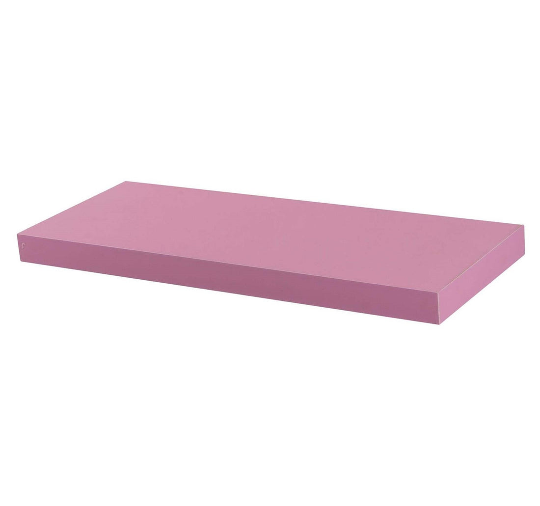 Maple Leaf Glossy Painting Wall Shelf, 80 cm, Pink, 13073
