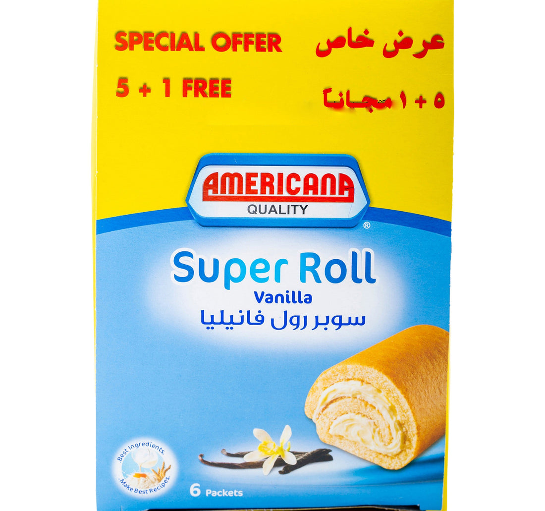 Americana Super Roll Vanilla 60 g 5+1