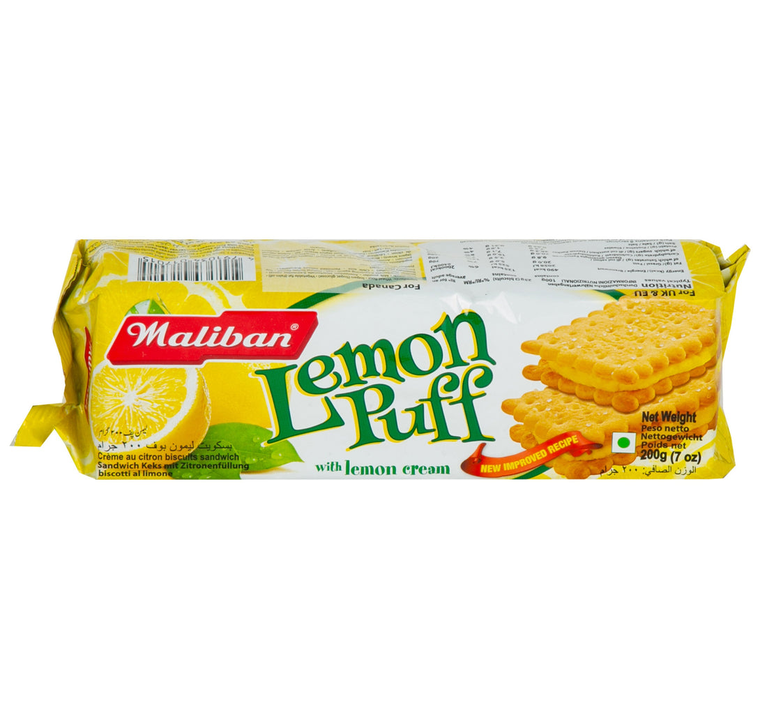 Maliban Lemon Puff with Lemon Cream Biscuit 200 g