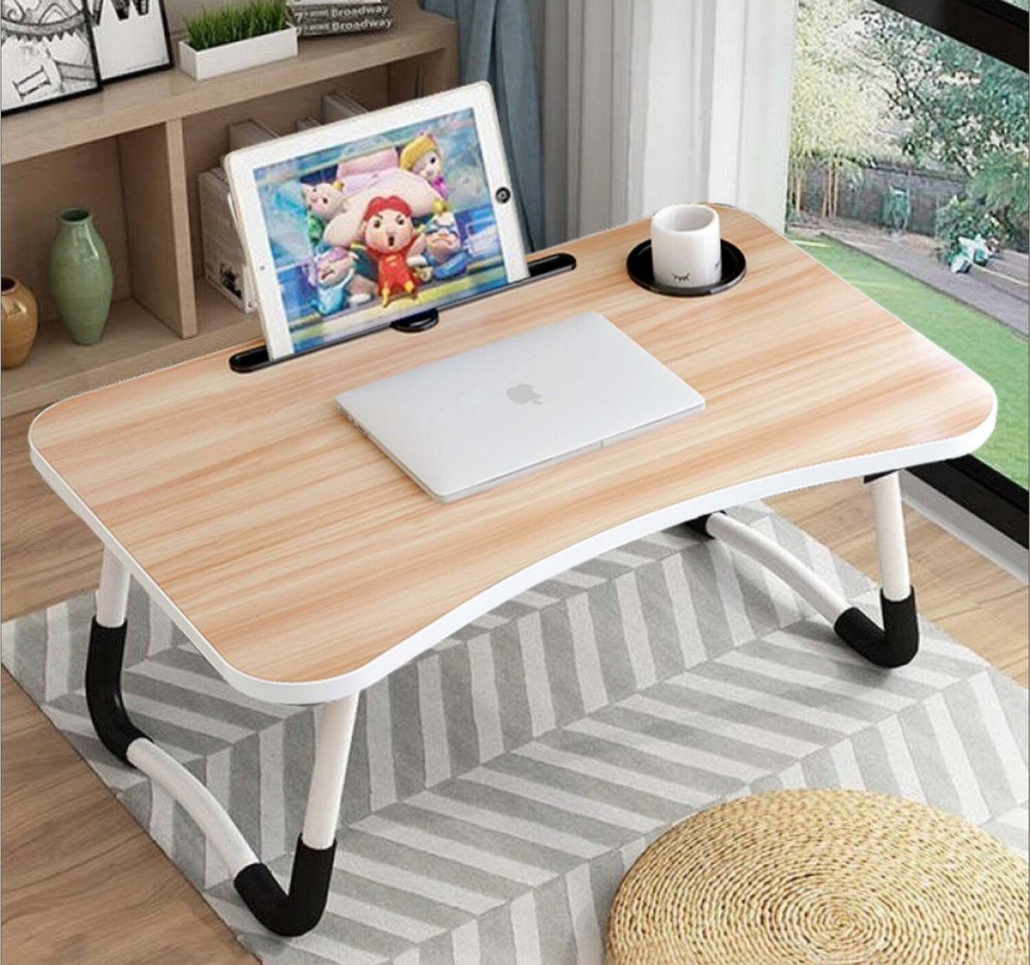 Maple Leaf Home Multi Purpose Folding Table, Beech, KT865