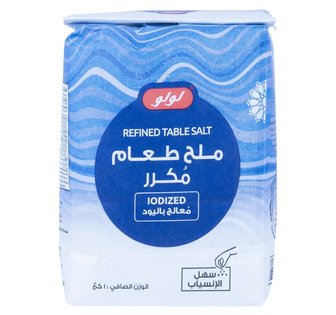 LuLu Iodized Refined Table Salt 1 kg