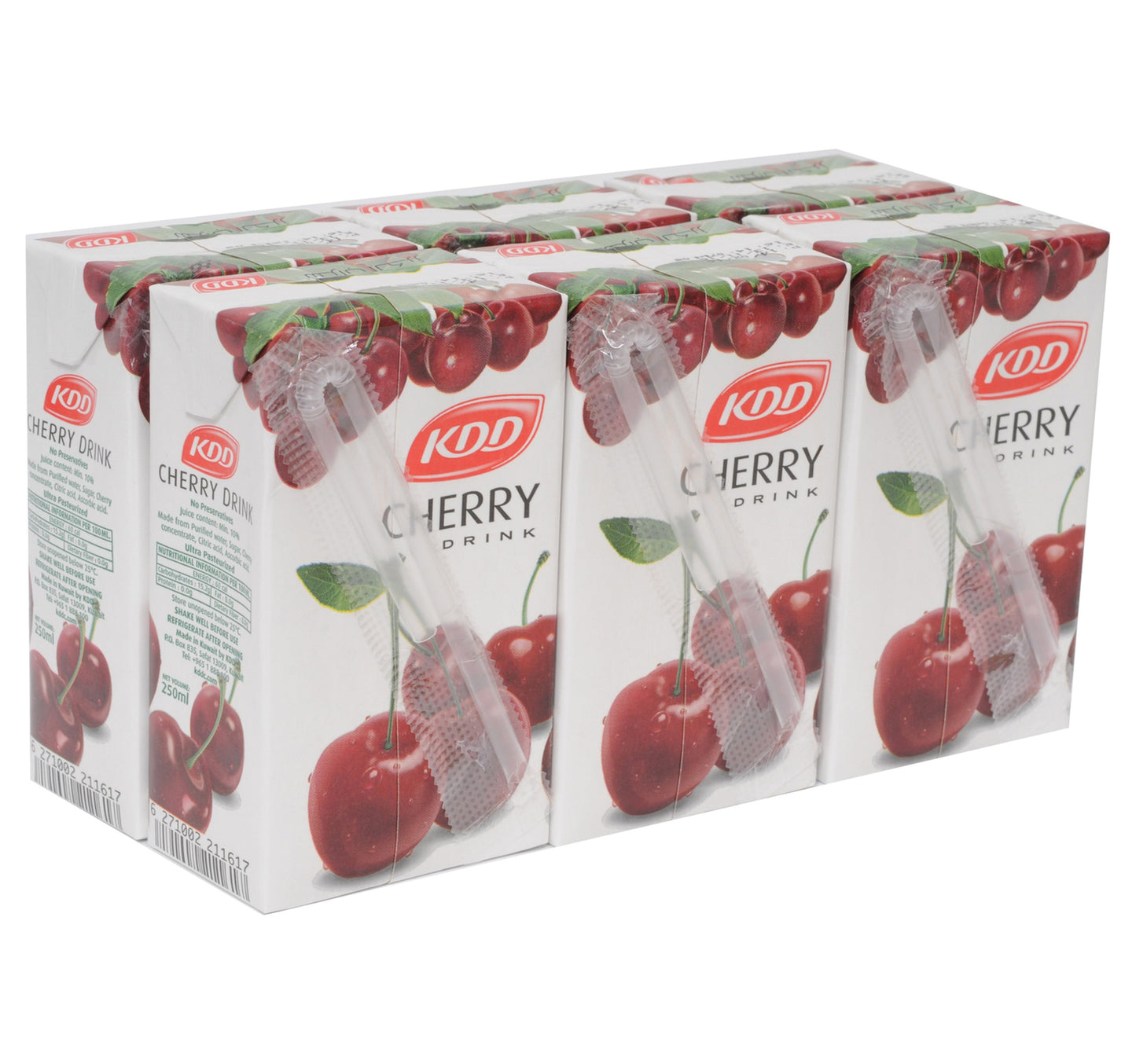 KDD Cherry Drink 250 ml x 6 Pieces