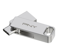 PNY Duo Link USB 3.2 Type-C Dual Flash Drive, 64 GB