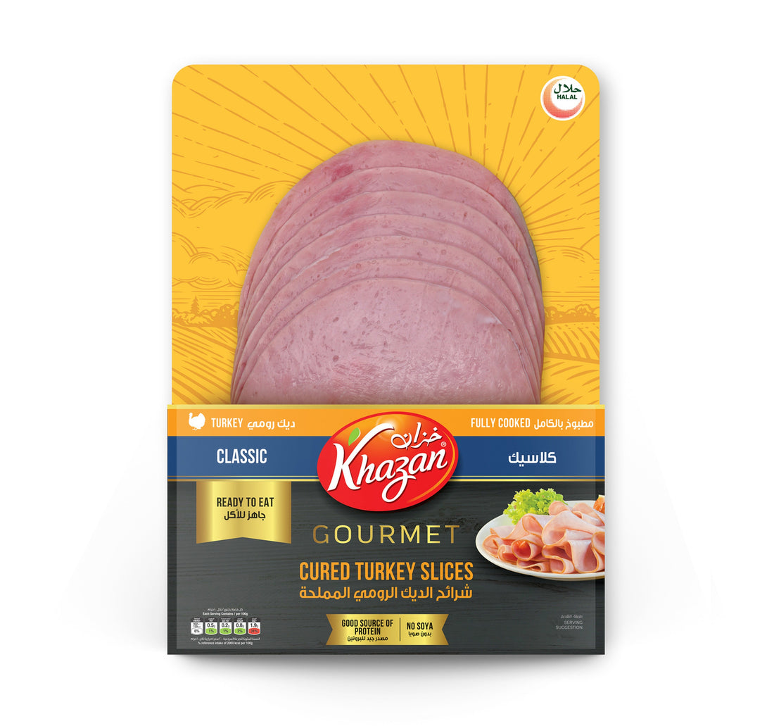 Khazan Turkey Cured Slice Chilled Meats 180 g