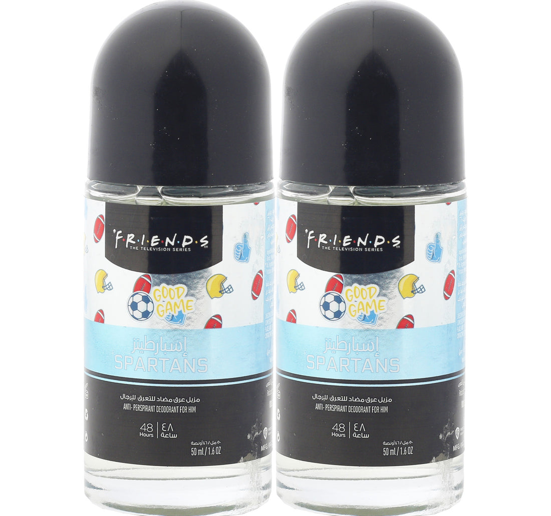Friends Sport Spartans Roll On 2 x 50 ml