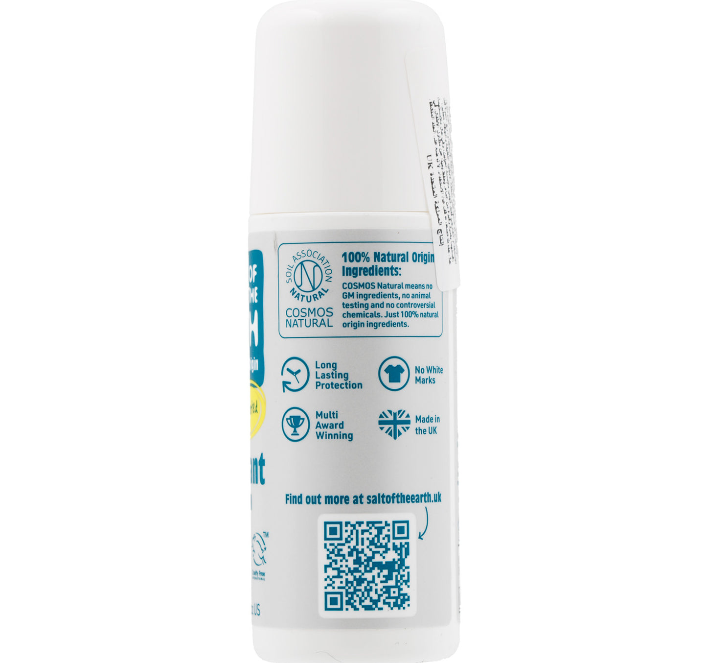 Salt Of The Earth Unscented Deodorant Roll-On 75 ml