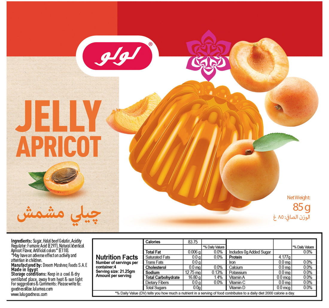 LuLu Apricot Jelly 85 g