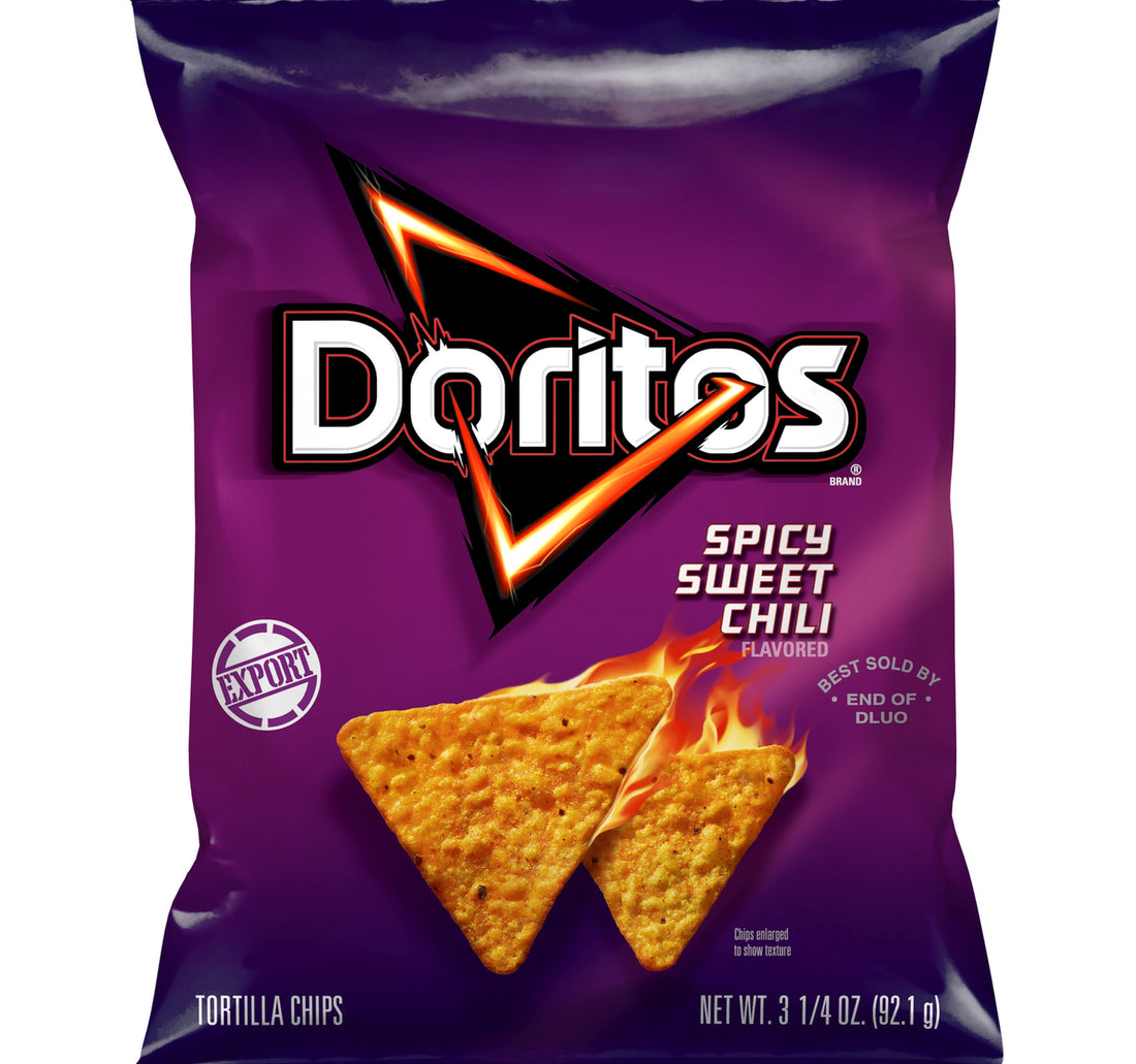 رقائق تورتيلا دوريتوس الحارة الحلوة الحارة 92.1 جم