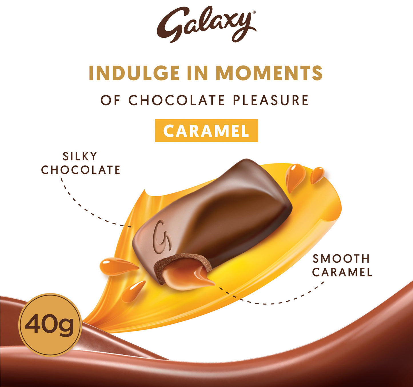 Galaxy Caramel Chocolate Bar 24 x 40 g