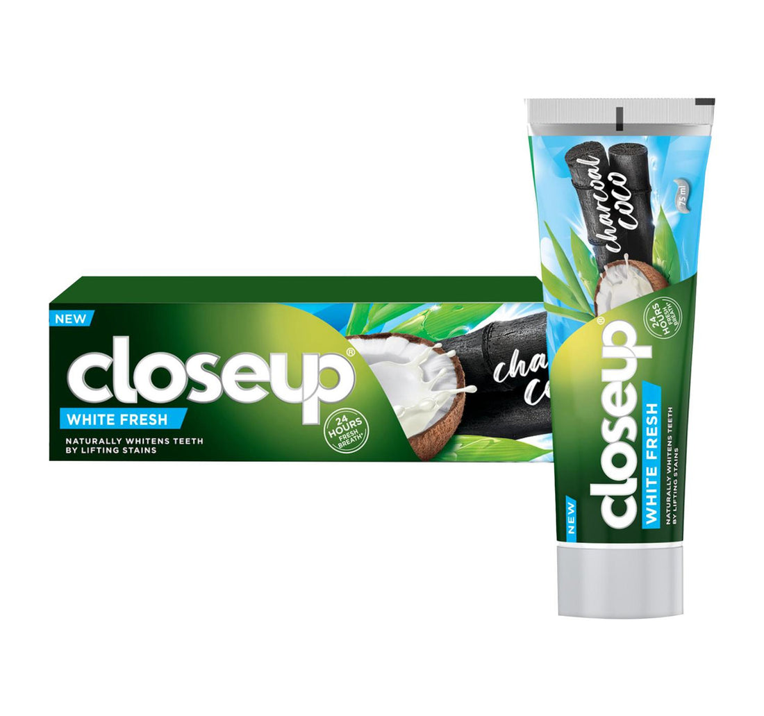 Closeup White Fresh Charcoal Coco Toothpaste 75 ml