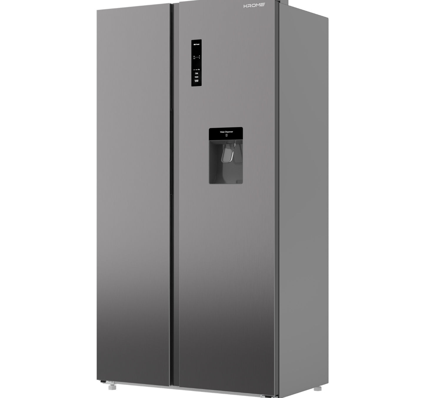 Krome Side By Side Refrigerator KR-SBS-700WIM 700 Litre