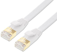 Trands CAT 7 Networking Ethernet Flat Cable speeds up to 10Gbps 1 Meter CA5154