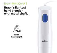 Braun Multi Quick Hand Blender, 450W, White, MQ10.202M