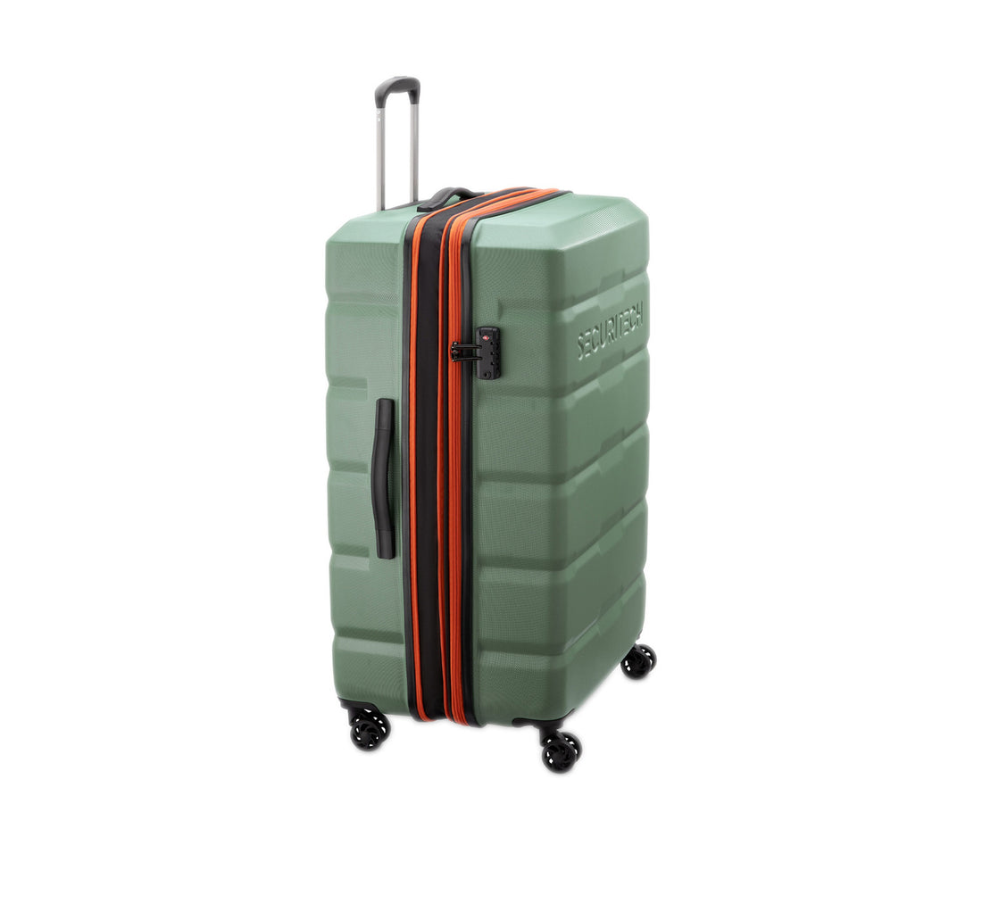 Delsey Securitech Citadel 4Wheel Hard Trolley 82cm Green