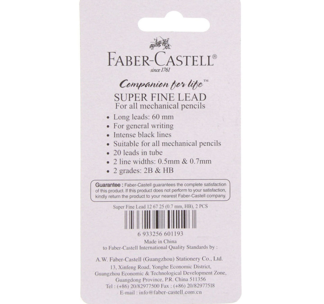 Faber-Castell Super Fine Pencil Lead 0.7 HB FCC126725