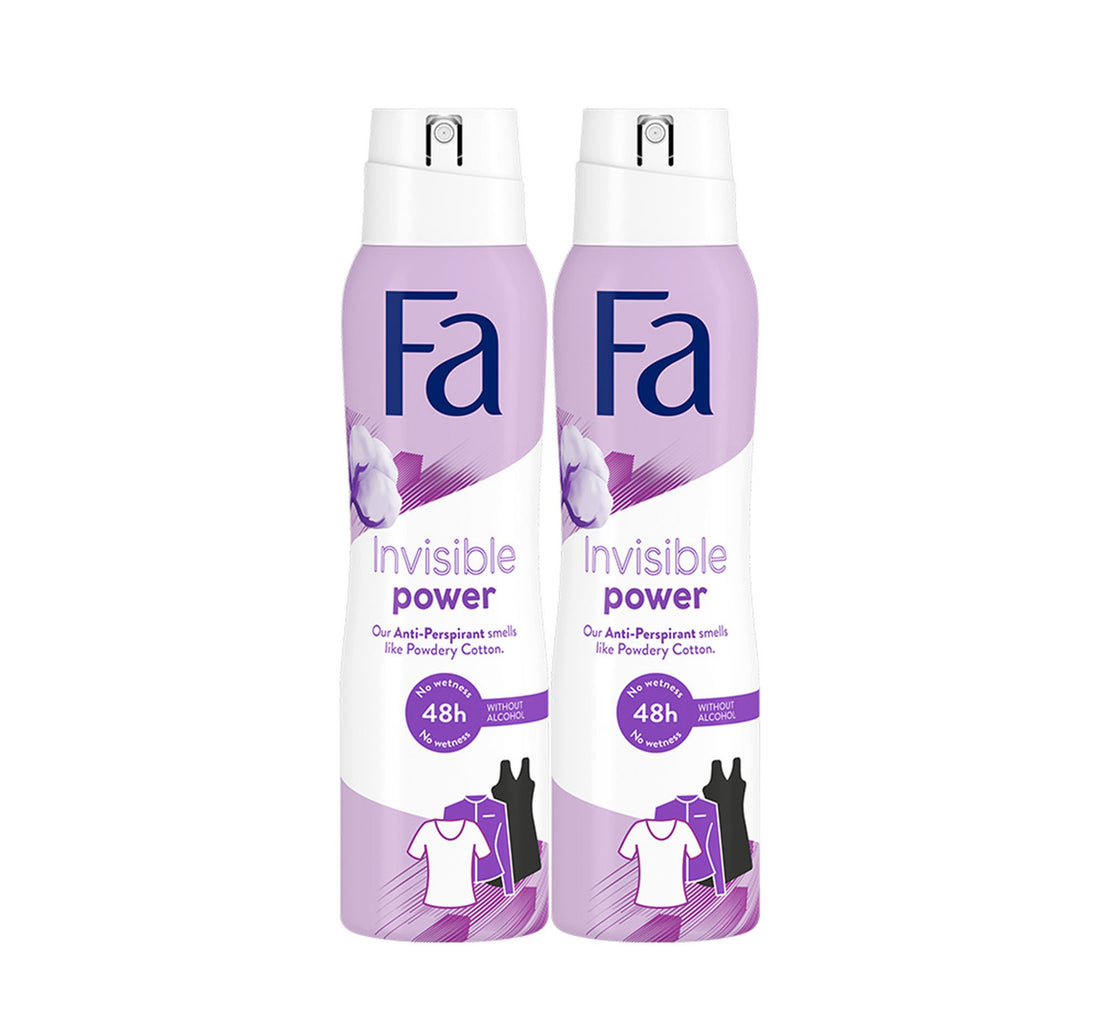 Fa Invisible Power Deodorant Spray Value Pack 2 x 150 ml