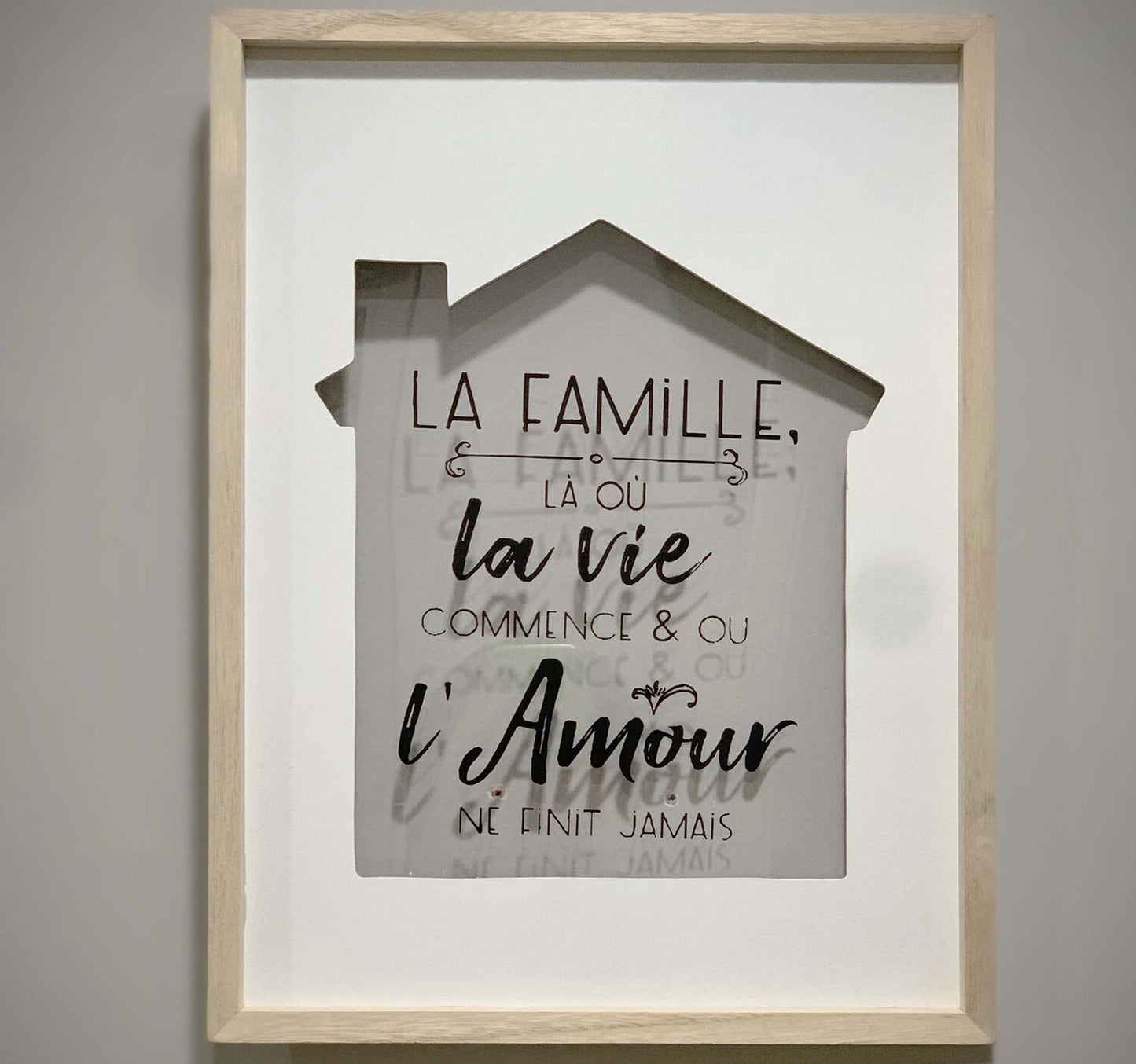 Maple Leaf Wooden Tabletop Picture Frame 40.5x30.5x2.3cm YX211-54B