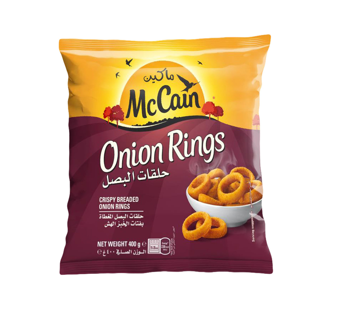 McCain Onion Rings 400 g