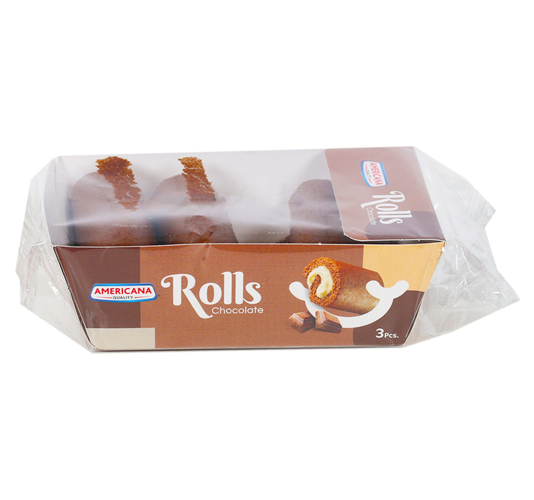 أمريكانا ميني رول كيك شوكولاتة 3 قطع 60 جم