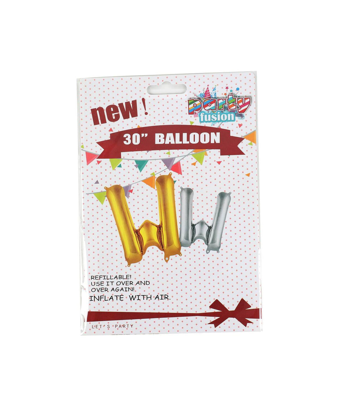 Party Fusion Foil Balloon-W