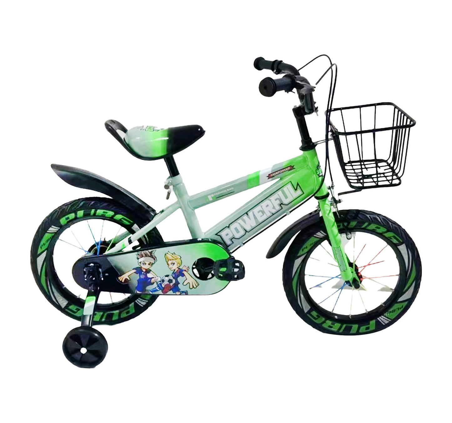 Skid Fusion Kids Bicycle, 16 inches, Assorted Color, CT-116-16