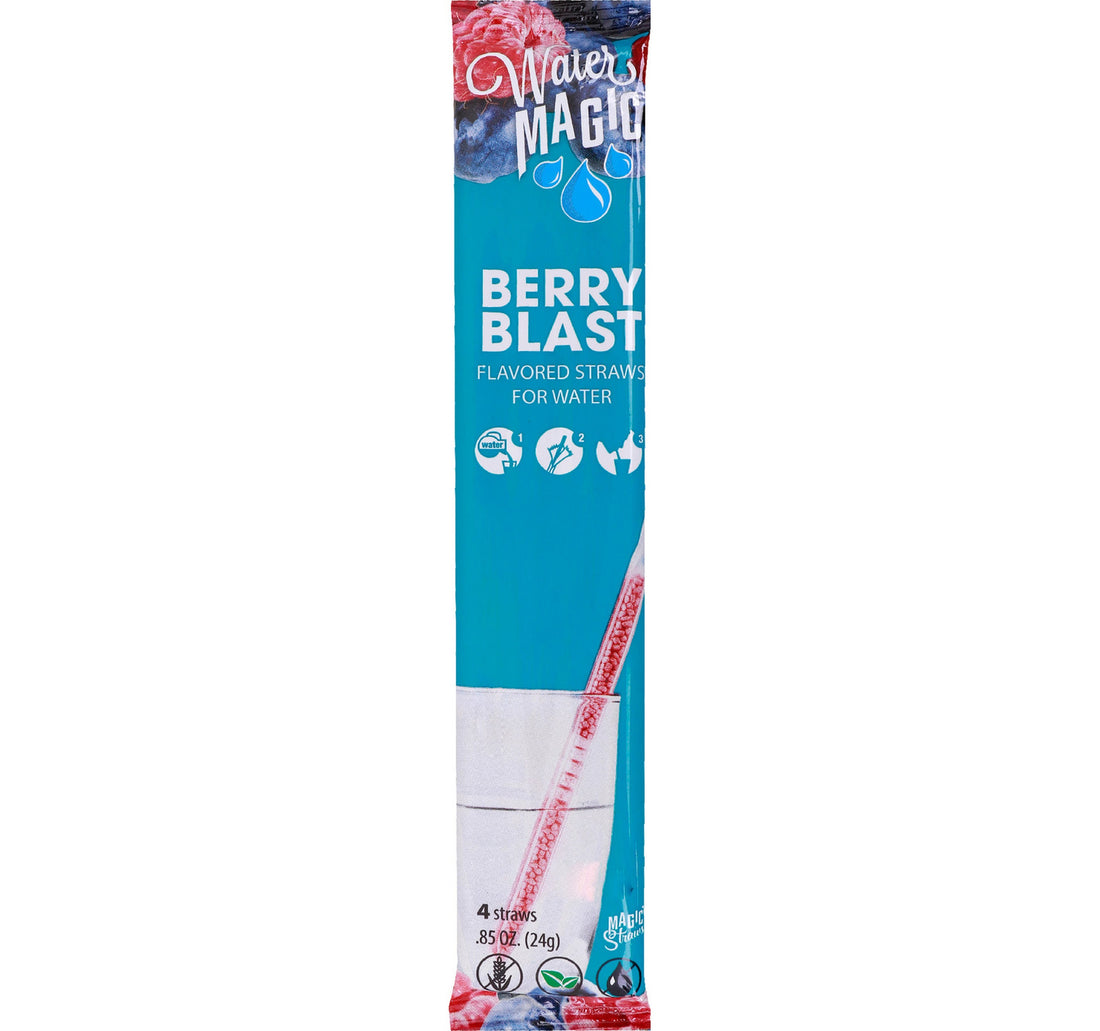 Water Magic Berry Blast Flavored Straws For Water 24 g