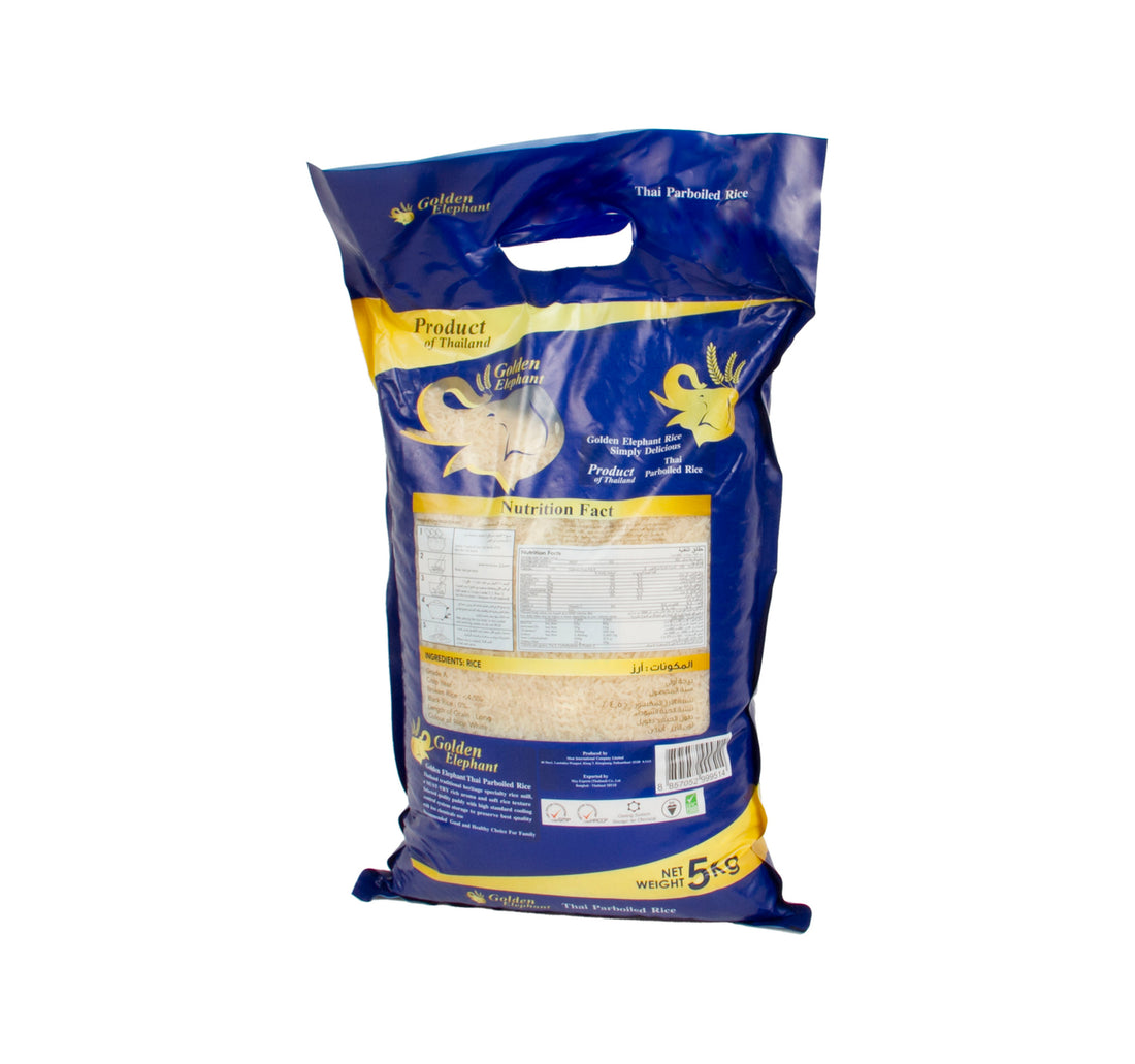 Golden Elephant Thai Parboiled Rice 5 kg