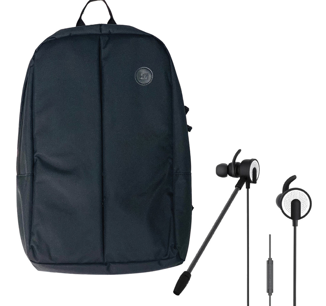 Heatz Gaming Earphone + Laptop Backpack ZJ04