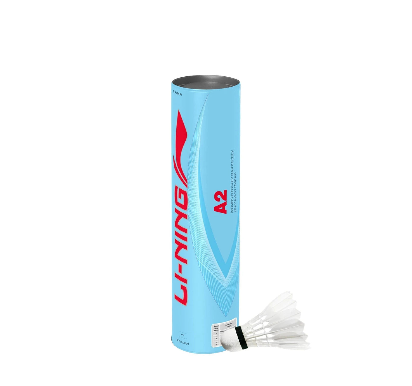 Li-Ning Feather Shuttlecock A2 With Speed 76, AYQL026-3