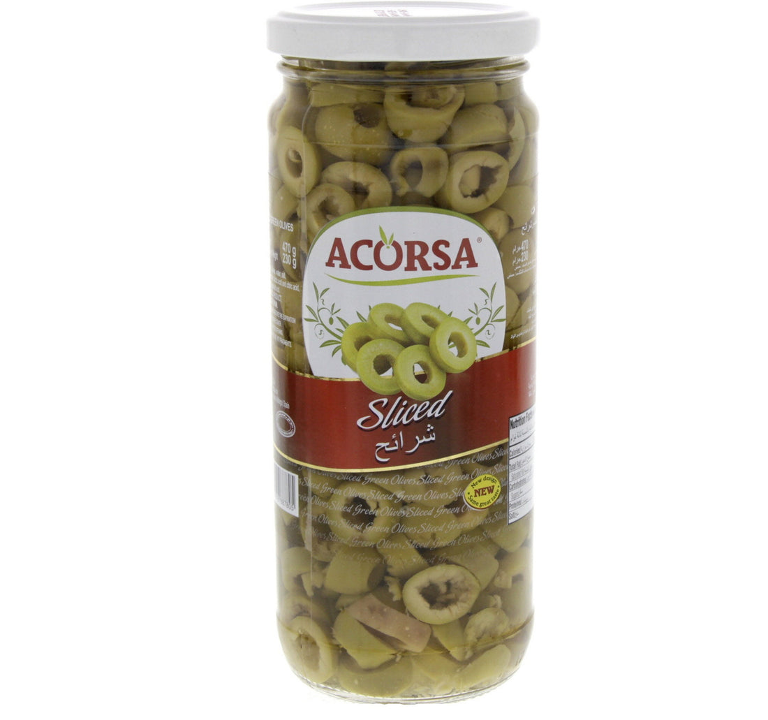 زيتون أخضر مقطع أكورسا 230 جم