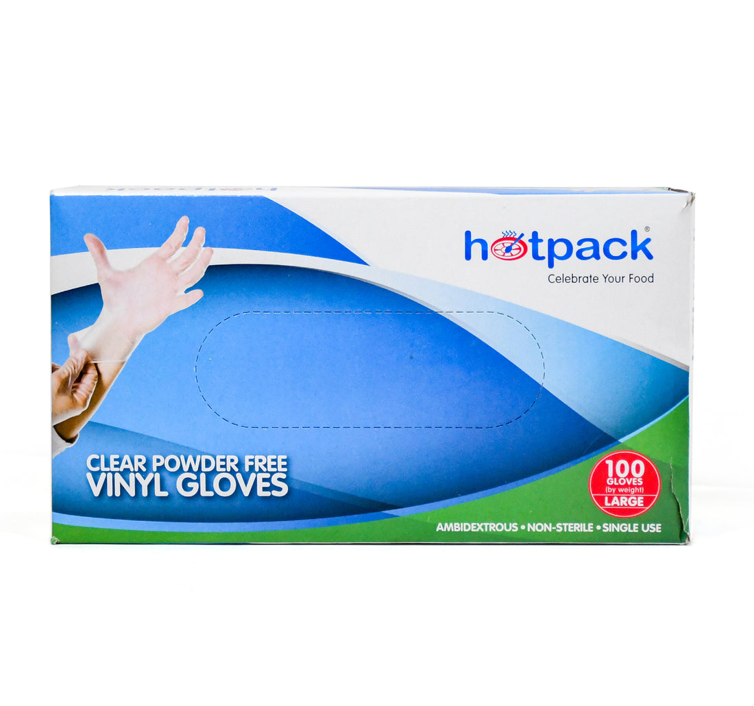 Hotpack Disposable Vinyl Gloves 100 pcs