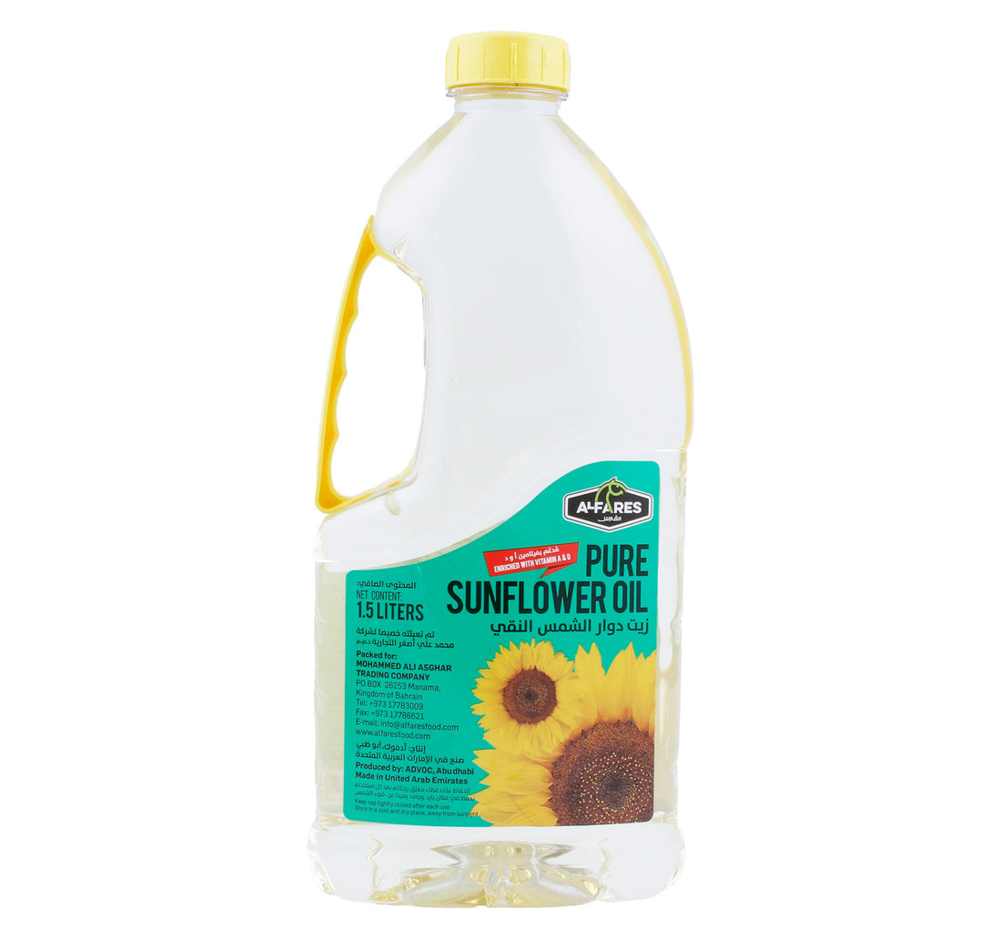 Al Fares Pure Sunflower Oil 1.5 Litres