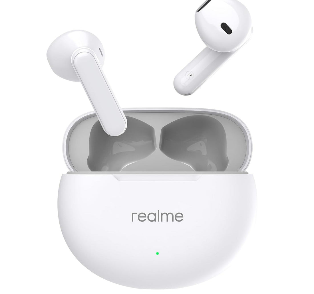 سماعات Realme T01 باللون الأبيض