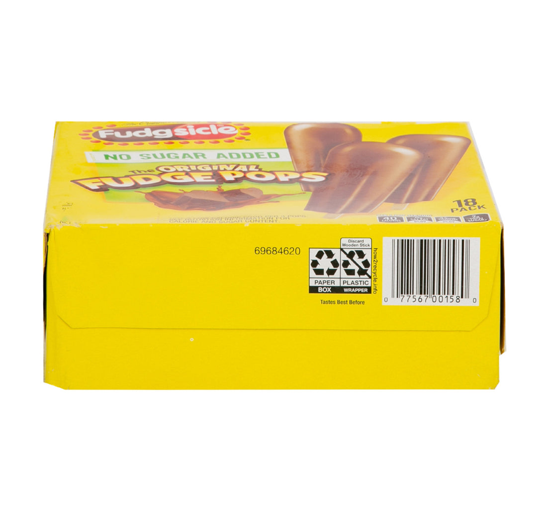 Fudgsicle Fudge Pops Desserts 18 pcs 878 ml
