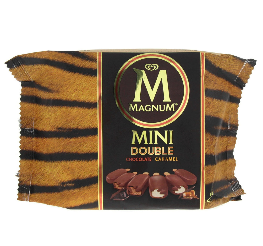 Magnum Mini Double Chocolate Caramel Ice Cream Value Pack 6 pcs