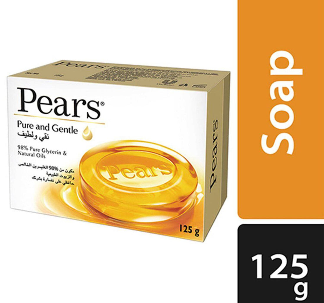 Pears Pure & Gentle Soap Bar with Natural Oils 125 g