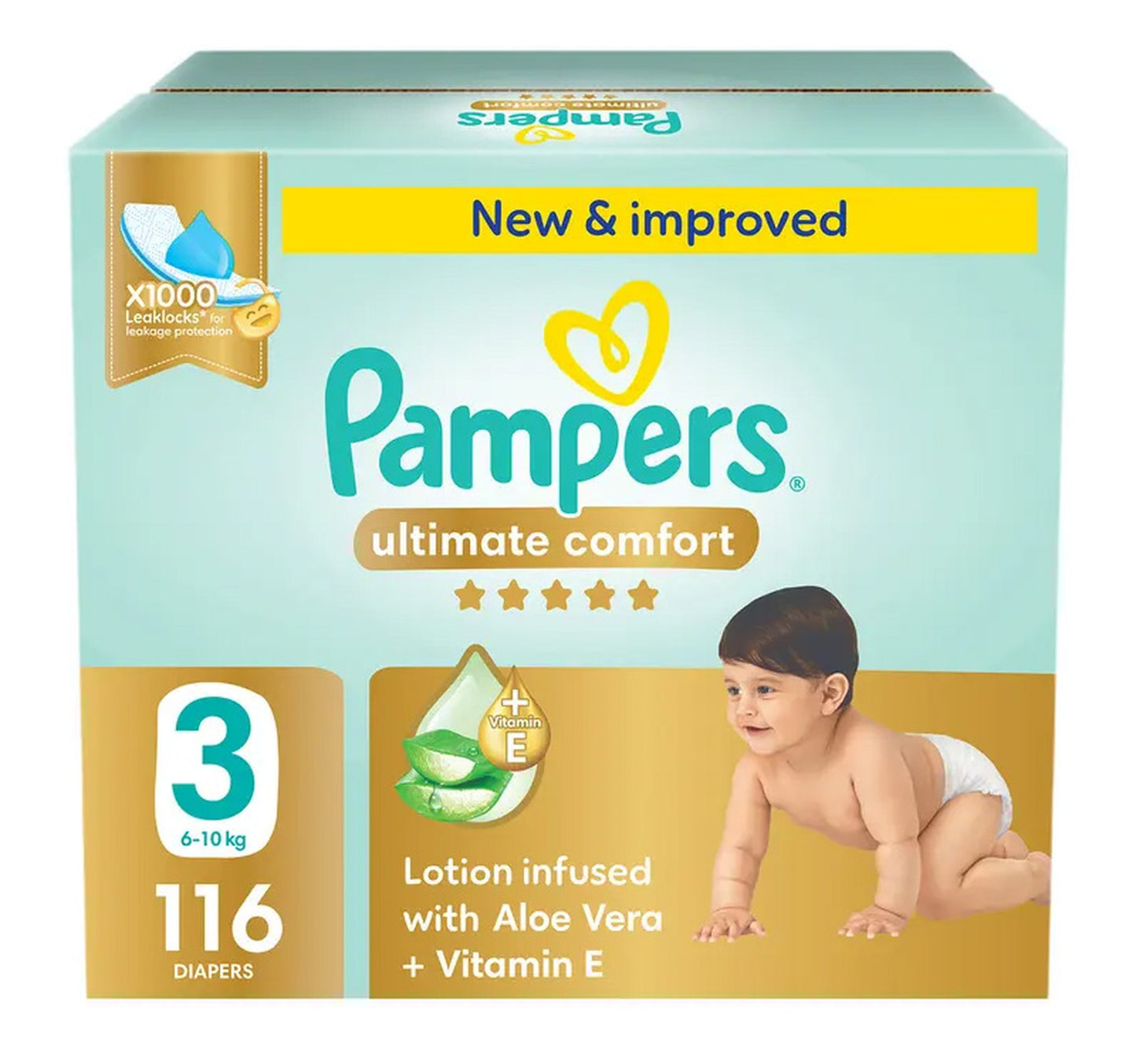 Pampers Ultimate Comfort Diaper 3 Size 6-10kg 116 pcs