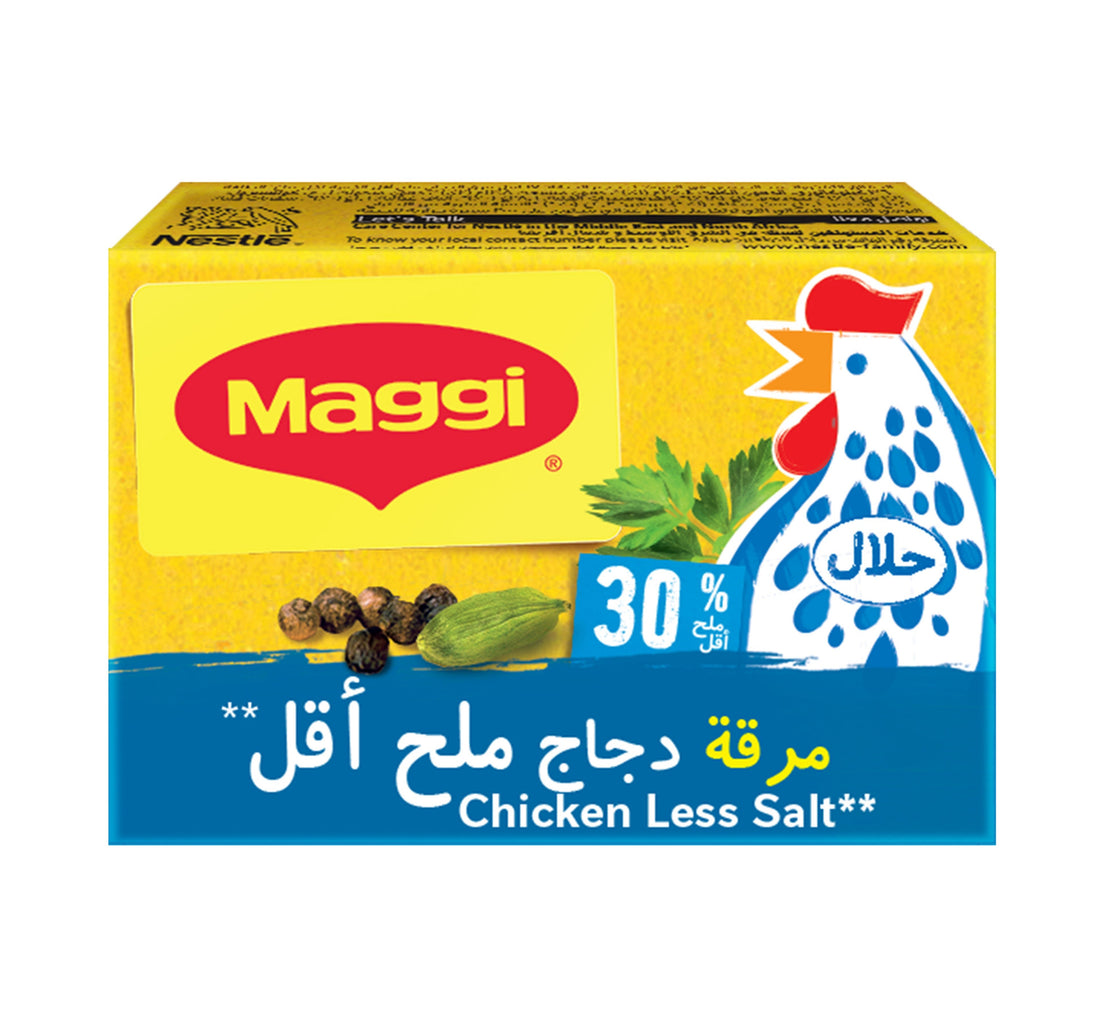 Maggi Chicken Less Salt Stock 24 x 18 g
