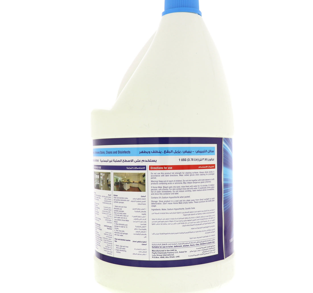 Home Mate Bleach Liquid 2 x 3.78 Litre