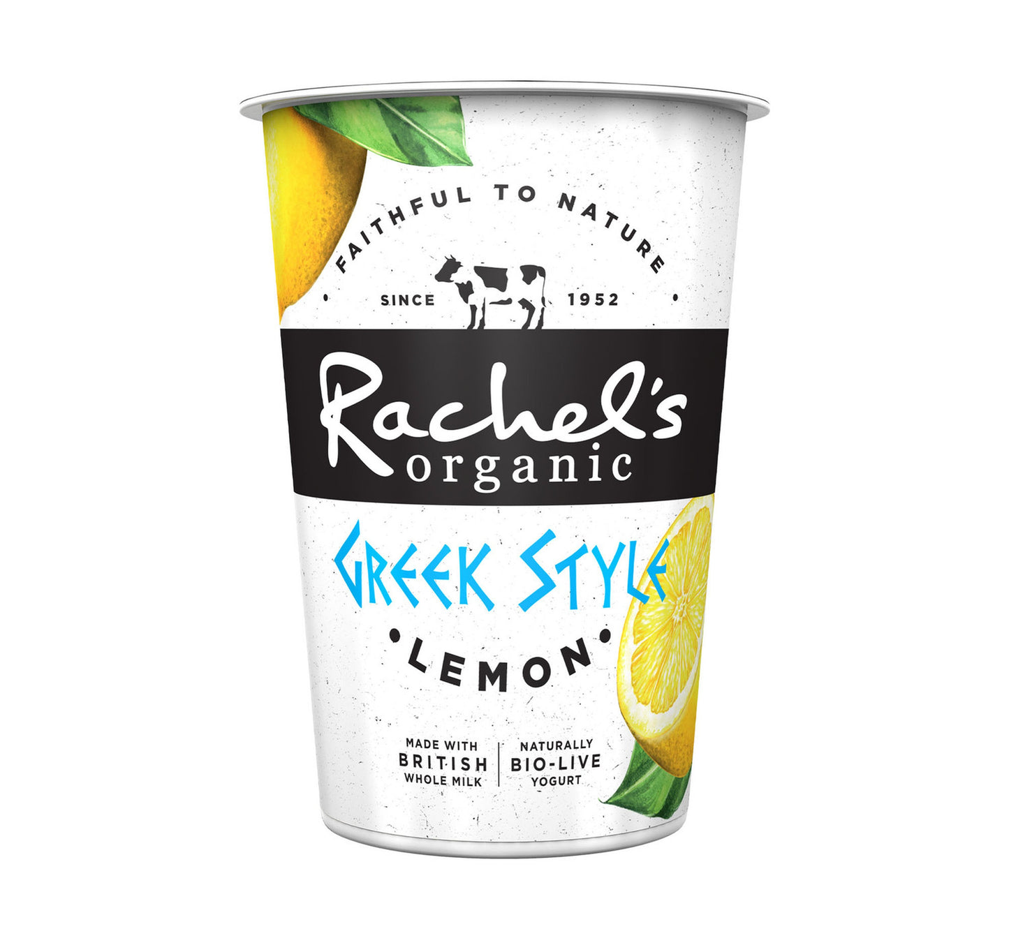 Rachel's Organic Greek Style Lemon Bio Live Yogurt 450 g