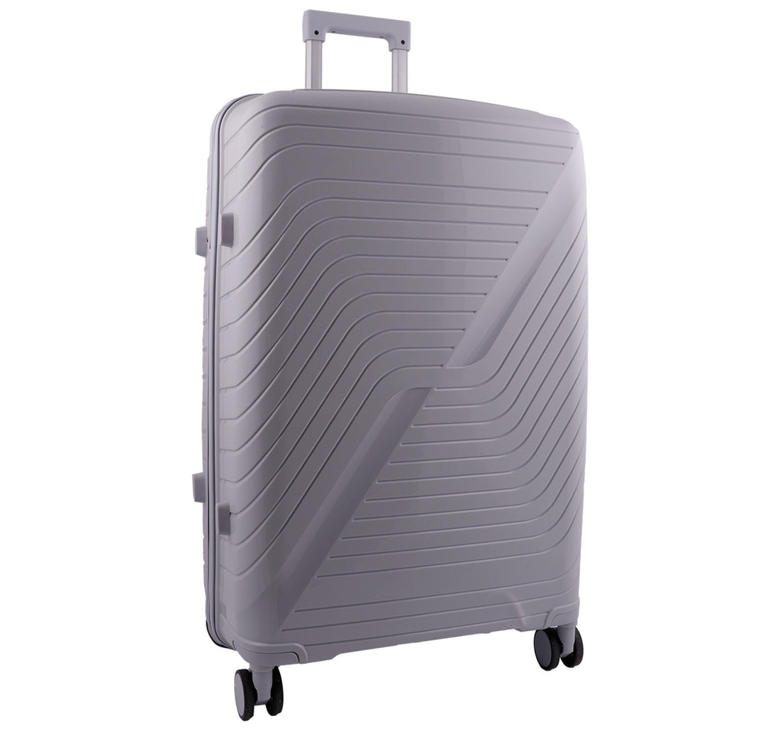 Ambest Polypropylene 4 Wheel Hard Trolley, 24 inches, Assorted, 43704