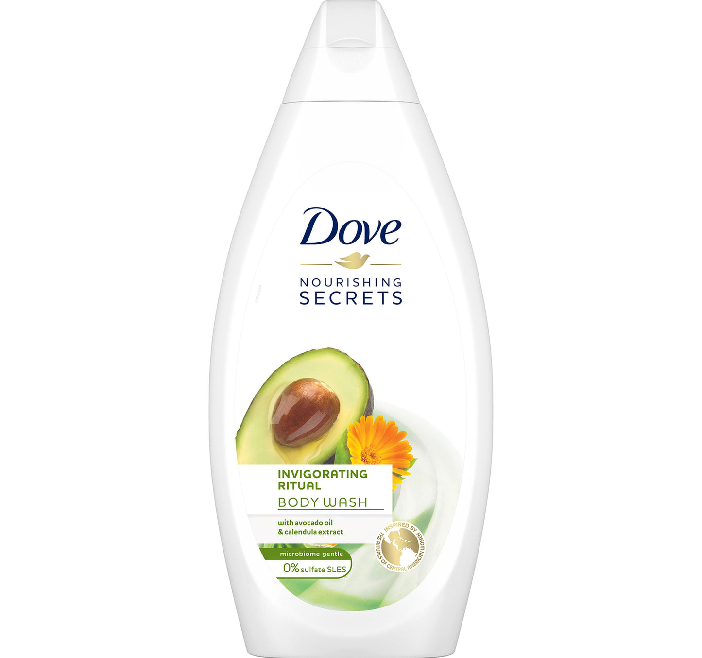 Dove Invigorating Body Wash Avocado 500 ml